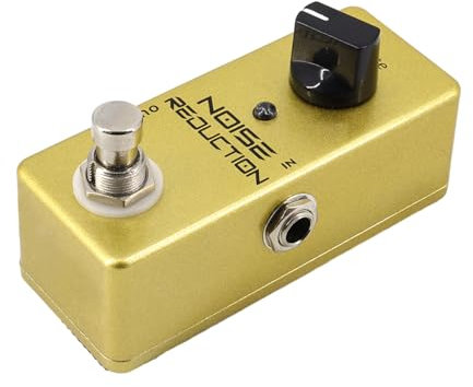 Btuty Guitar Noise Reduction Pedal True Bypass Electric Guitar Effects Pedal Zinc Alloy Shell DC 9V 6.35mm Input/Output Interface