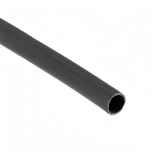 BOXONLY 1.5mm Dia 3.4mm Flat Width EVA Heat Shrink Tubing Insulation Sleeving,Shrinkable Tube Cable Sleeve 7m,Black,1PC