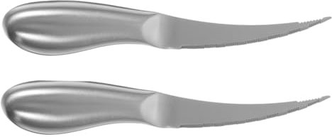 Alipis 2pezzi Taglierina per Pulizia dei Gamberetti in Acciaio Resistente Utensile per Rimozione della Lenza per Gamberetti Comodo da Usare Riporre Pratico per Uso Professionale e Persona