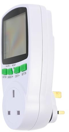 Housoutil Professional Practical Digital Power Monitor Wide Range Measuring Socket Analyzer for Electricity Meters Voltage Power Monitoring