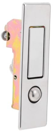 SHINEOFI Verrou à Bouton-poussoir Pour Panneau D'armoire Électrique En Métal, Déverrouillage Rapide, Serrure Cachée Multifonction Pour Portes De Bureau Et Tiroirs, Usage Maison Et Professionnel