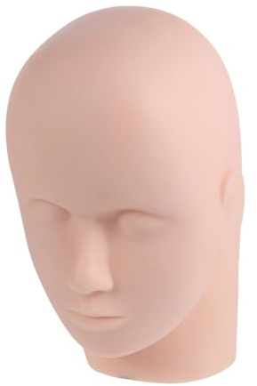 HONITANO Mannequin Head Model für Wimpernverlängerung und Make up Übung Realistische Übungskopf Geeignet für Anfänger Wimpern Kleben Augenlider Training Beauty Salon und Individuelle
