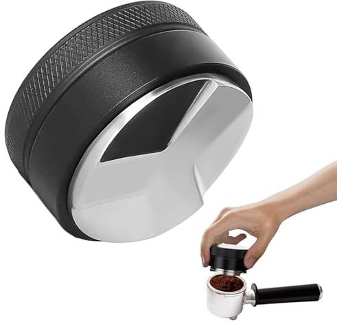 KINHARD Espresso Leveler 58mm, Kaffee Distributor aus Aluminiumlegierung | Tamper 58mm, Abnehmbarer Espresso Distributor für Büro, Camping, Outdoor & Café