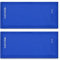 kwmobile 2x Compresa de Gel Frío y Calor - Set de Compresas Frias y Calientes para Aplicación - Gel para Tratamiento Frío y Caliente - 28 x 13 x 1 CM - Azul