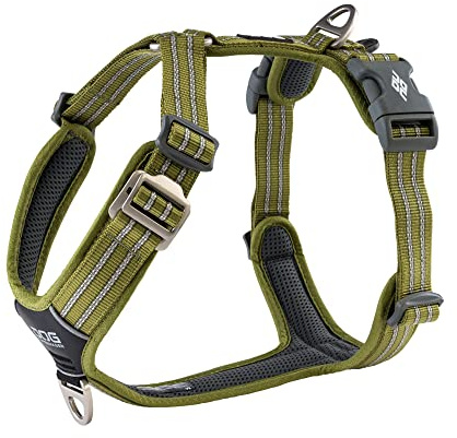 DOG Copenhagen Hundegeschirr - Comfort Walk Air Version 2 - Brustgeschirre für Hunde, Hunting Green, L