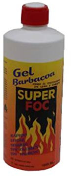 Super Foc Gel allumé, Blanc, 75 x 75 x 260 mm