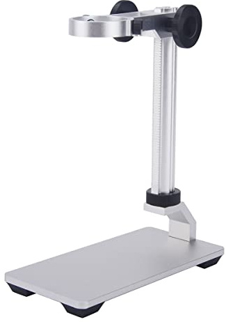 Mikroskop-Zubehör-Kit Desktop-Mikroskop-Halter professioneller Aluminiumlegierung Einstellbarer Stand 1,18 bis 1,3 Zoll Mikroskopische Objektträger
