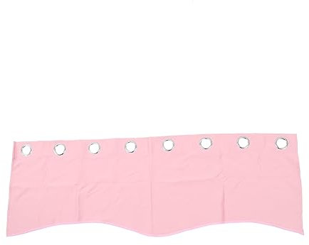 MAGICLULU Vorhang Rosa Vorhänge Taschenvorhänge Baumwollvorhänge Sichtschutz Halbe Fenstervorhänge Verdunkelungsvolants Vorhänge Für Kellerfenster Schlafzimmerfenster Volant Fensterschmuck