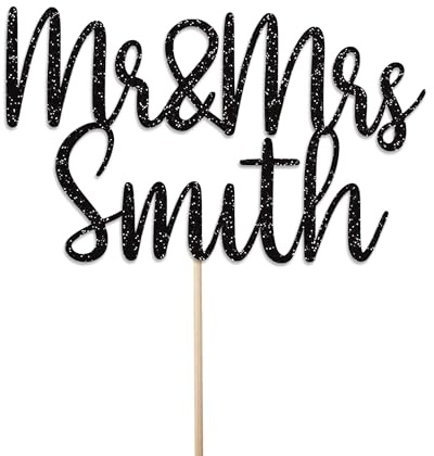 KreateSquare Personalised Cake Topper, Custom Name Party Cake Decoration