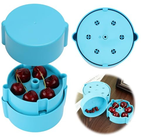 Cherry Pitter Tool, Plastic Cherry Pitter Cherry Fruit Pit Remover Pitter Seed Remover Cherry Stoner Pitter Portable Cherry Pitter Corer Tool for Kitchen Cherry Jam Olives