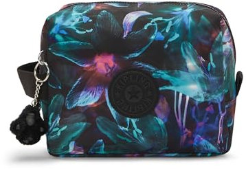 Kipling Parac Petite trousse de toilette imprimée, Orchidée spectrale, 8.75L x 6.75H x 4D