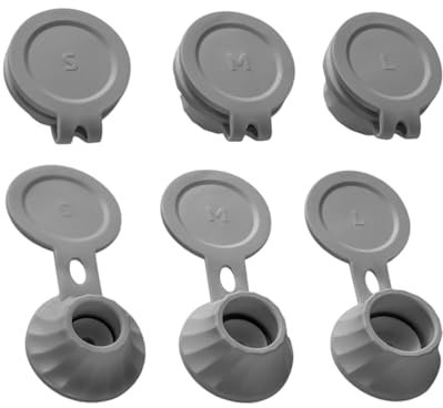 lisutupode Upside Down Bottle Dispenser Cap,Practical Stand Inverted Bottle Cap Leak-Proof Inverted Cap | Shower Gel Bottle Cap Cover Bottle Lid Replacement with 3 Sizes for Shampoo Condiments