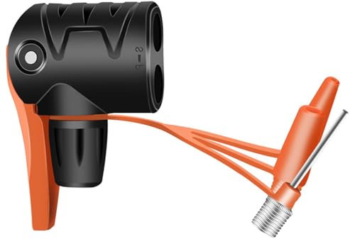 QZKJQDD Fahrradventil Adapter, Französisches Ventil Adapter, PP Plastik Amerikanisches und Französisches Standard-Reifenventil Adapter, Mit DREI Zusatzluftdüsen für Autos, Fahrräder, Motorräder