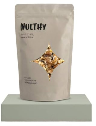 NULTHY Nueces Peladas, 500g | Vegano, Origen España, Apto Keto, Sin Aditivos, Alto en Omega 3