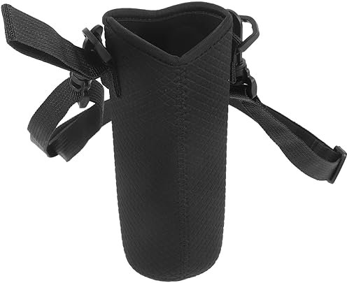 iplusmile Wasserflaschenhülle Tragbar Mit Schultergurt Für Unterwegs Isolierte Wasserflaschenhülle Aus Stoffmaterial Geeignet Für Outdoor Reisen Und Camping