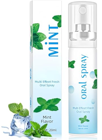Pro-Biotic Dry Mouth Spray & Breath Freshener Spray, Mint Flavor 20ML, Long-Lasting Moisturizing Oral Care for Bad Breath, Freshens Mouth & Fights Unpleasant Odor