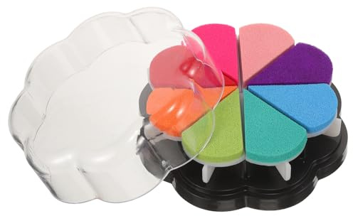 Alipis Auswaschbares Stempelkissen Bunt 8 Farben Graffiti Stempelkissen aus Silikon für Selbstgemacht Scrapbooking Bastelprojekte Vielseitiges Malstempelkissen für Papier Holz Stoff
