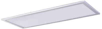 Lindby LED Panel Deckenleuchte ultra flach 80 x 30 cm, Deckenlampe neutralweiß 4000K, 36W LED Lampe 3300 lm, Büro, Wohnzimmerlampe, Esszimmerlampe