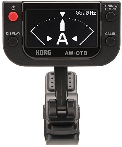 Korg - AW-OTB Clip-on Tuner for Bass Guitar with OLED Display