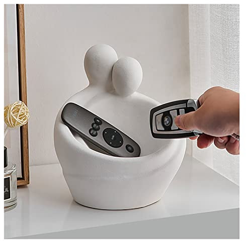 MESURG Vaciabolsillos Bandejas Decorativas Key Keyry Bandeja Decoración Organizador Llaves,Vaciabolsillos Recibidor,Bandejas Decorativas,Escultura de decoración del hogar,Cuenco De Llave para Entrada