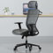 FLEXISPOT Bürostuhl Ergonomischer Schreibtischstuhl mit Großem Rückenlehnenbereich Höhenverstellbarer Sitz, Kopfstütze, Armlehnen, Lendenstütze, Rollen Arbeitsstuhl, OC3B