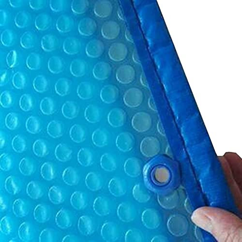 solarfolie Pool Abdeckung Solar-Poolabdeckung, 3 Fuß/5 Fuß/6 Fuß/10 Fuß/13 Fuß/16 Fuß Breit, Blaue Rechteckige Blasen-Wärmeisolationsfolie, wasserdichte, Staubdichte Schutzabdeckung (Size : 5m x 7m(1