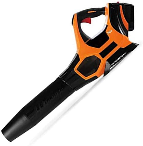 Blowers Cordless Leaf Vacuum Shredder with Charger 36V Electric Leaf for Indoor and Outdoor Outdoor Car Computer Leaf Home pet Dust Removal (Color : Battery*2, Size : 5.0ah)