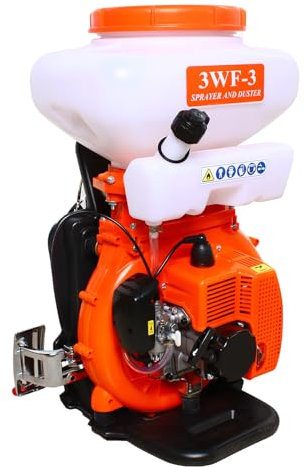 Pulverizador de motor de gasolina, pulverizador a presión, 14 L, motor de gasolina, jeringa de fertilizante para agricultura, velocidad del ventilador 7500 rpm, pulverizador a presión para ácido