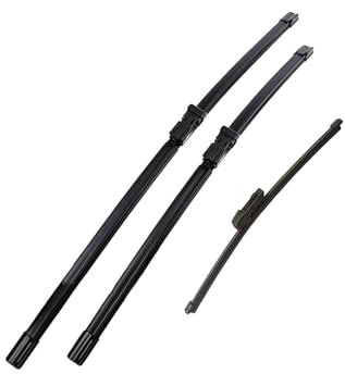 Scheibenwischer Für GOLF 6 Schrägheck 2009 2010 2011 2012 Wischer Vorne Hinten Wischer Set Windschutzscheibe Windschutzscheibe Fensterbürsten 24+19+11 Wischerblätter(Right Hand Drive)