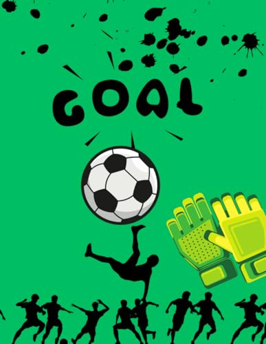 Notizbuch Fußball: Notizbuch/ Malbuch/ Tagebuch/ Kritzelbuch/ Kladde/ Fußball