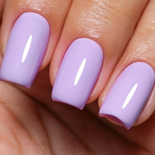 Imtiti Lavendel-Lila Gelnagellack - 10ml Zartes Flieder UV LED Soak-Off Gel, HEMA-frei & TPO-frei Sanfte Formel, Langanhaltend 28+ Tage Maniküre, DIY Pastell Nagelkunst zu Hause
