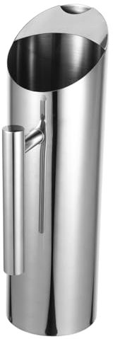 PartyKindom Carafe à Jus En Acier Inoxydable 1,5 l Récipient à Eau Pichet à Boissons Froides Résistance Au Froid Pour Usage Domestique Et Bar Multifonction