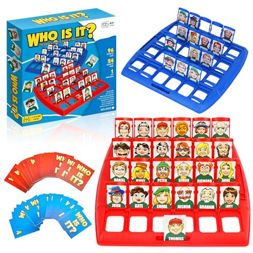 Ycaaeo Chi è il gioco originale, chi è divertente gioco da tavolo, Guess What Game, Guess Who, un classico gioco di indovinazione per famiglie e feste