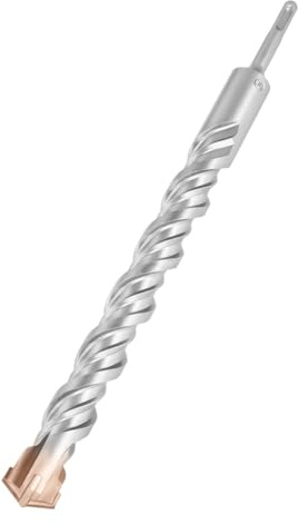 Hilpaty hammarborr SDS Plus betongborr 30 x 350 mm, professionell stenborr med 4 hårdmetallskärning för borrning i sten, betong, natursten, tegelvägg