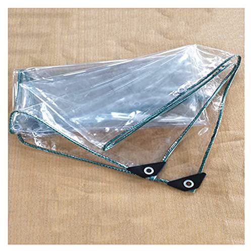 Bâche en polyéthylène imperméable et résistante à la poussière, à la pluie, haute transparence, idéale pour le camping en plein air, serres, 23 (3 x 6 m)