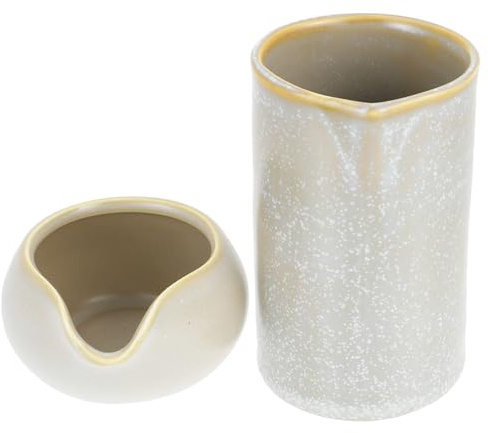 iplusmile Jarras De Cerámica Para Leche y Salsa Diseño Elegante y Práctico Para Café Miel y Uso Doméstico Decoración Moderna Para Cocina