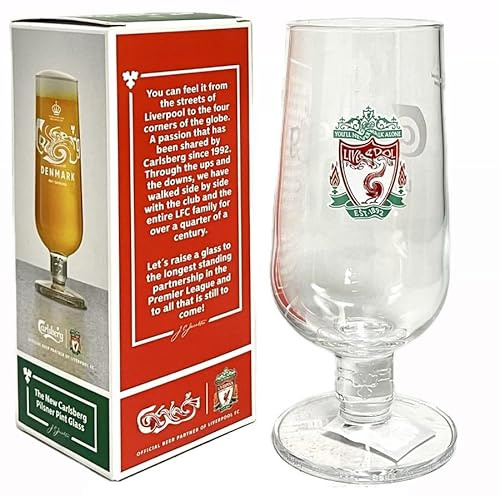 Celebration Spirits Carlsberg Special Edition Pint Glass | Official Collectors Glassware | Premium Beer Gift for Football Fans & Beer Lovers | Limited Edition Barware