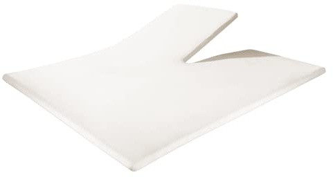 Sleeptime Splittopper Spannbettlaken 160x200 cm – 100% Jersey Baumwolle mit Elasthan – Beige – Atmungsaktiv, Hautfreundlich & Pflegeleicht – Für Boxspringbetten & Topper