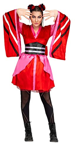 VIVING COSTUMES / JUINSA Déguisement Japonnaise femme - Rouge - XL