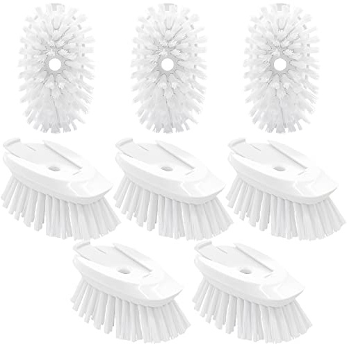 Dish Brush Refill, 8 Pack Soap Dispensing Dish Brush Refills, Dish Brush Replacement Head, Brush Dispenser Refill Fits Soap Dispensing Handle