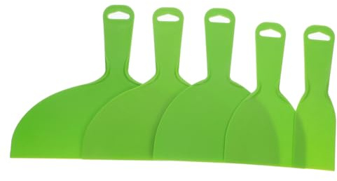 DOITOOL 5sätze Spachtelwerkzeug Für Trockenbauwände Flexibler Kittspachtel Tapetenschaber Werkzeug Zum Entfernen Von Tapeten Flexibles Trockenbaumesser Zum Verteilen Von Kitt Mehrzweck-wan
