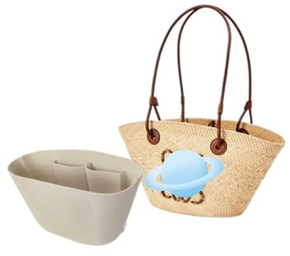 Xoppia Taschen-Organizer, kompatibel mit Loewe Anagramm Korbtasche, Filzeinsatz Liner für Frauen Tote Handtasche (Stil A, Medium)