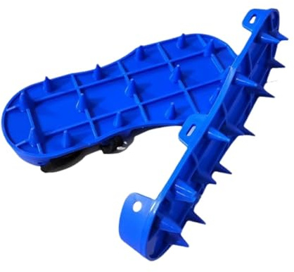 Colcolo Par de Zapatos con Clavos, aireadores Antideslizantes de 30 cm de Largo, Herramienta Profesional para Revestimiento resinoso Industrial, césped y