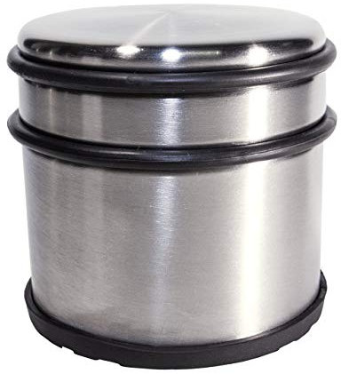 Williami Gigas • 2 KG besonders Schwerer & hoher Türstopper aus hochwertigem Edelstahl • ideal für Glastüren, Eingangstüren, schwere Türen, Fenster & Bürotüren • Türpuffer mit sehr hohem Gewicht