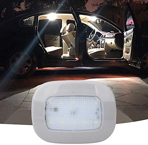 KaiDengZhe Auto Car Ceiling Roof Lights Magnetic Dome Light Universal USB Rechargeable Wireless 10 LEDs Interior Reading Light Car Back Trunk Light for Interior and Exterior of Auto, Motobike,Truck