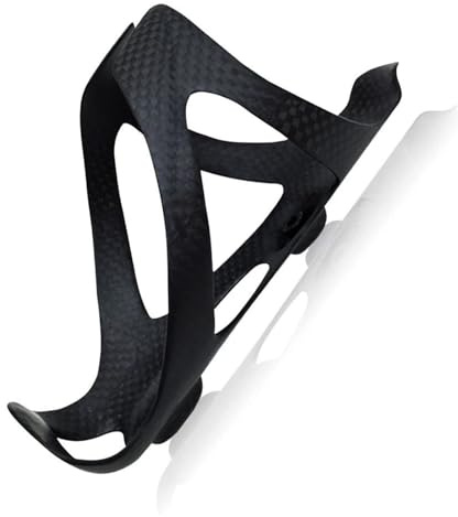 Alfa Pasca Flaschenhalter für Fahrräder Carbon Flaschenhalter 3K Matt Fahrrad-Wasserflaschenhalter Kohlefaser Getränkehalter