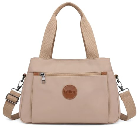 DORRISO Bolso de Mano Mujer Bolsos Bandolera Moda Bolso Lona Bolsa Viajes Tote Bolso Casual Trabajo Escuela Ligero Cómodo Bolsos Cruzados