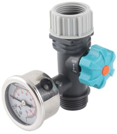 PUSOKEI Regulador De Presión con Válvula Reductora De Presión G3 / 4in con Roscas G3 / 4in, Válvula Reductora Reductora De Presión De Agua Fácil De Usar para Usar con Temporizador De Riego
