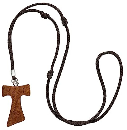 Intercession Wooden TAU Cross (Walnut)