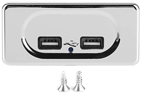 Double Chargeur USB pour Camping Car, Prise De Charge 3,1 A pour Camping Car, Double Prise de Charge Usb, Chargeur de Voiture USB Modifié pour Remplacement de Caravane RV 12V 24 V